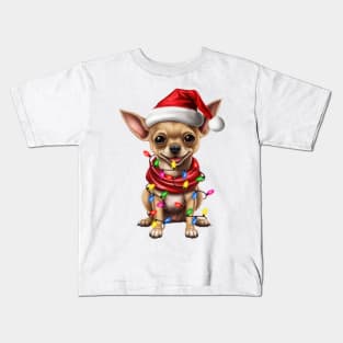 Christmas Chihuahua Kids T-Shirt